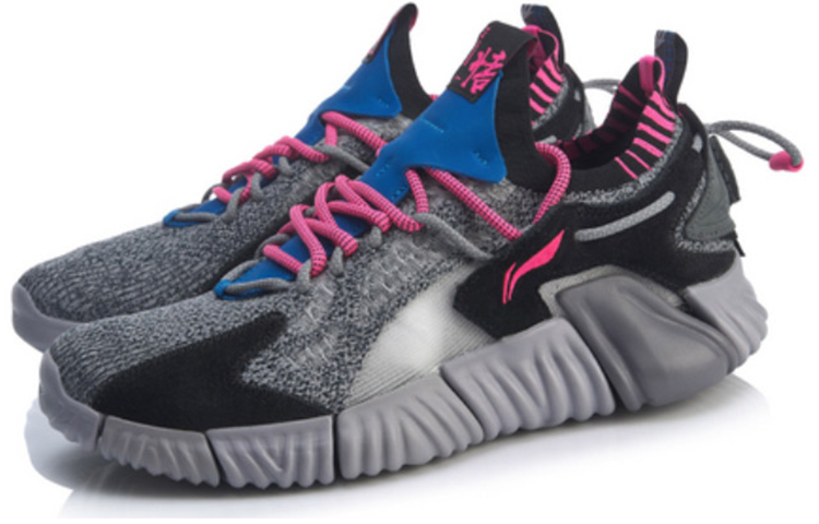 Lookbook (W) Li-Ning Wu Kong x Semana de la Moda Nueva York 2019 'Gris Rosado' AGLP142-3