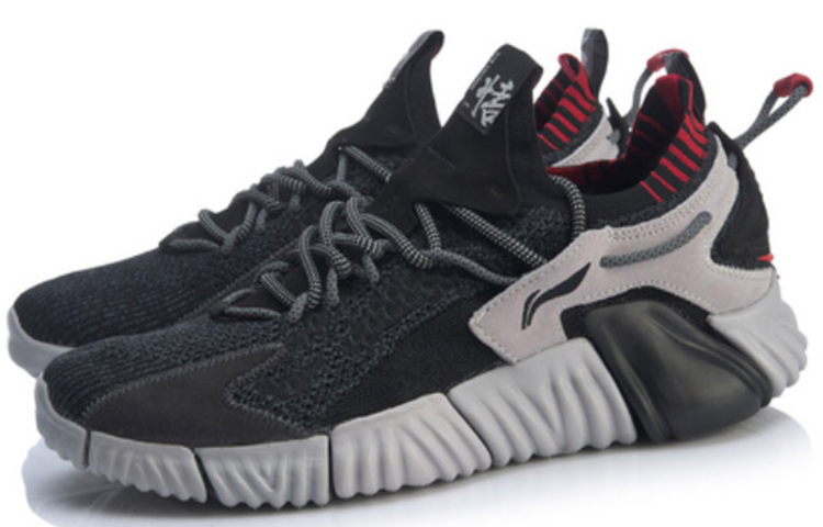 Lookbook (W) Li-Ning Wu Kong x 2019 Semana de la Moda Nueva York 'Gris Negro' AGLP142-4