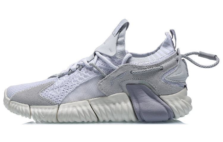 (Women) Li-Ning WuKong Ace Low Paris Fashion Week 'Ice Grey' AGLP142-6
