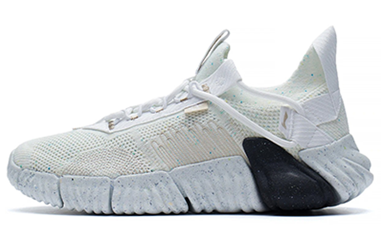 (Women) Li-Ning WuKong Low 'White Grey' AGLS026-1