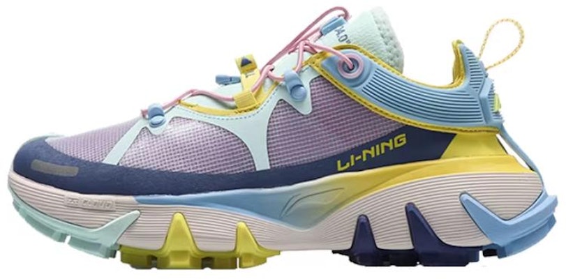 李宁 伍行1 伍行 巴黎時裝週走秀款 減震 低幫 籃球鞋 女款 紫藍黃 Order 李宁 伍行1 伍行 巴黎時裝週走秀款 減震 低幫 籃球鞋 女款 紫藍黃