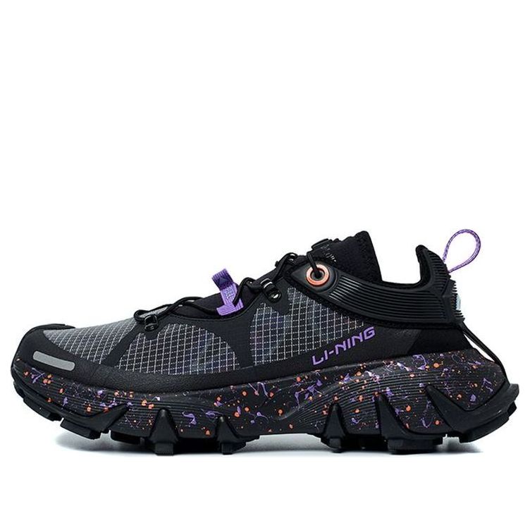 (Women) Li-Ning WuXing Paris Fashion Week SS21 'Black Purple' AGBR056-2