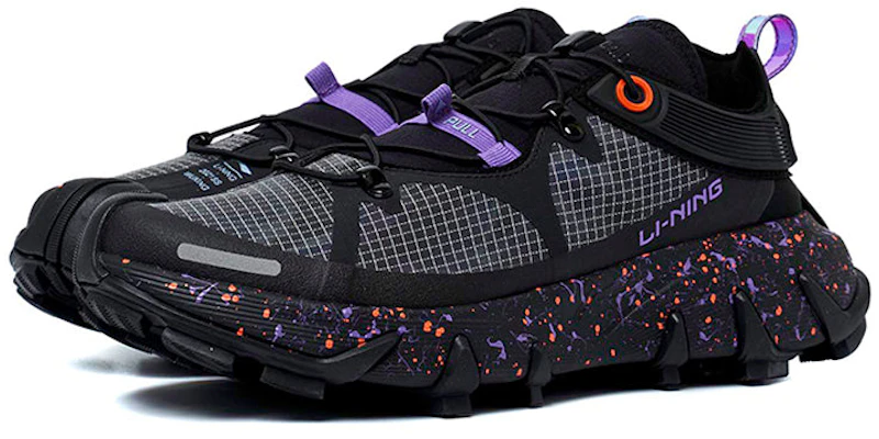 (W) Li-Ning WuXing Settimana della Moda Parigi SS21 ''Nero Viola'' AGBR056-2 Shop (W) Li-Ning WuXing Settimana della Moda Parigi SS21 ''Nero Viola'' AGBR056-2