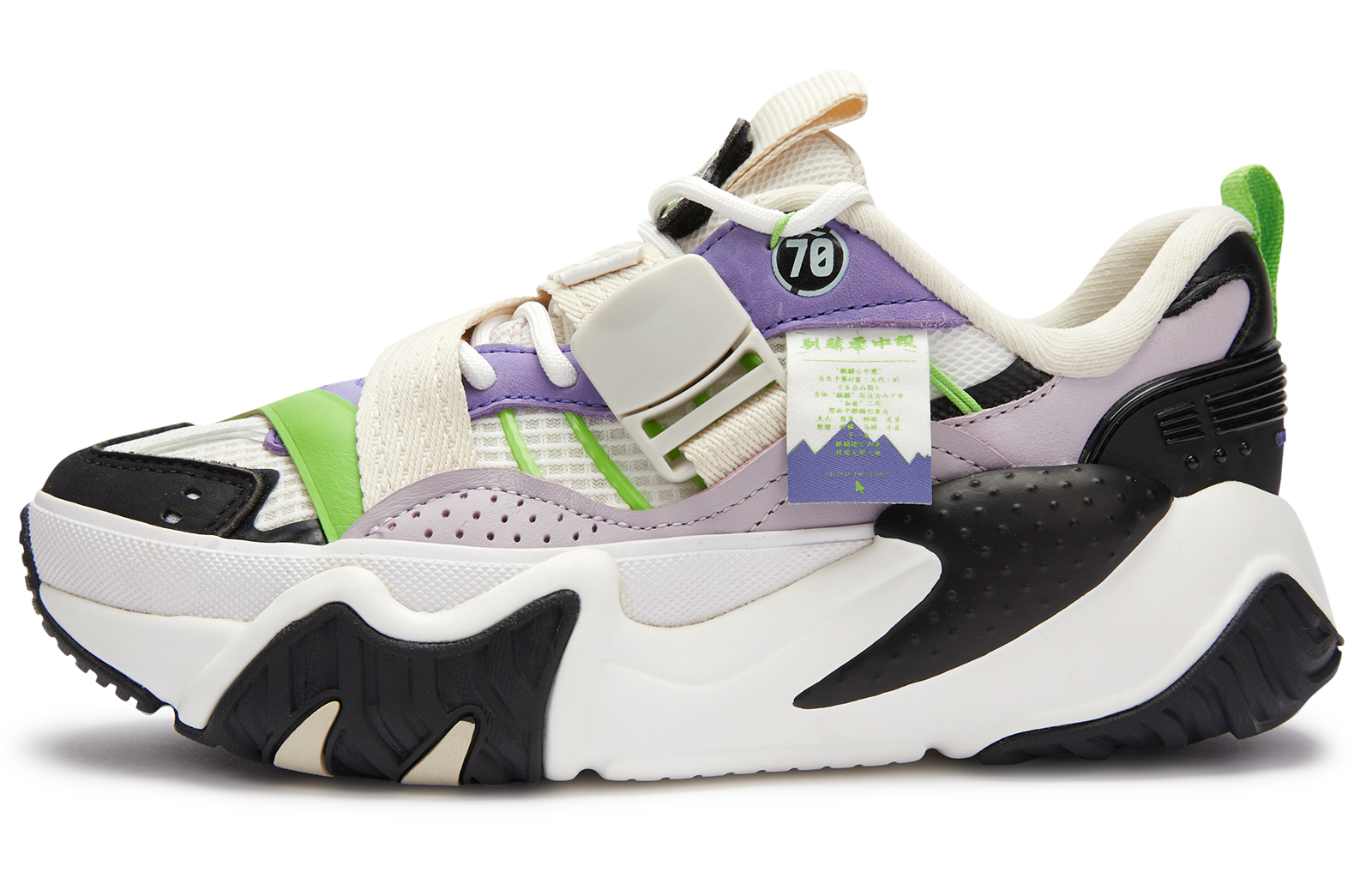 (Women) Li-Ning X-Claw Lite x 70HYBD 'White Purple Green' LGGR024-1