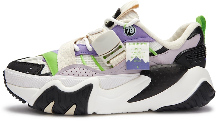 (W) Li-Ning X-Claw Lite x 70HYBD 'Putih Ungu Hijau' Sepatu Sneakers LGGR024-1 Buy (W) Li-Ning X-Claw Lite x 70HYBD 'Putih Ungu Hijau' Sepatu Sneakers LGGR024-1