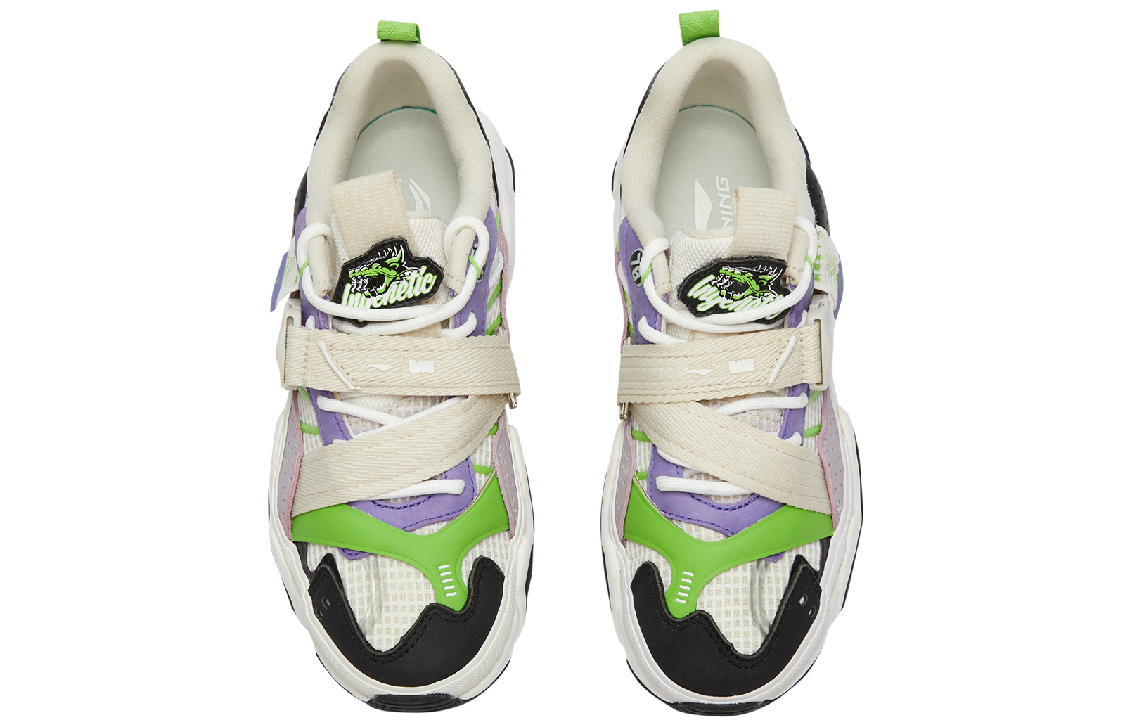 Shop (Women) Li-Ning X-Claw Lite x 70HYBD 'White Purple Green' LGGR024-1