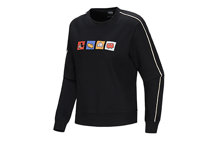 (Women) Li-Ning x Disney Comfortable and Versatile Crewneck Sweater AWDQ132-3