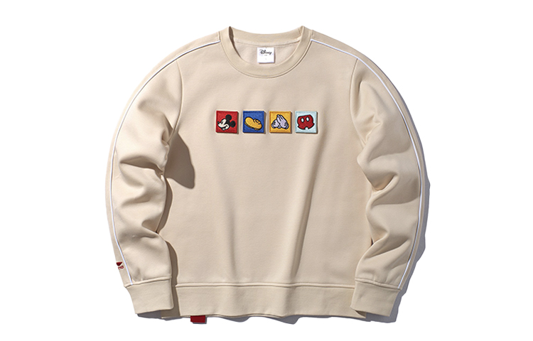 (Women) Li-Ning Disney Cozy Loose Pullover Sweatshirt Cassava Apricot AWDQ132-1