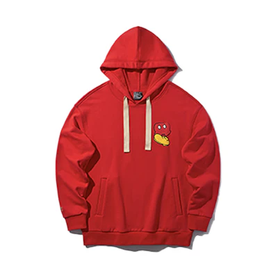 (Women) Li-Ning Disney Loose Fit Pullover Hoodie Cherry Red AWDQ128-2