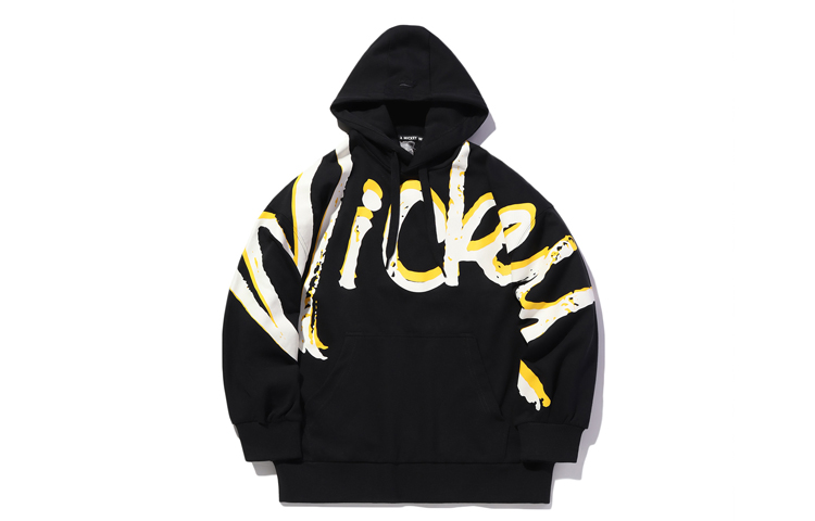 (Women) Li-Ning Disney Loose Fit Pullover Hoodie Black AWDQ398-2