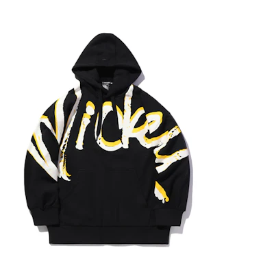 (Women) Li-Ning Disney Loose Fit Pullover Hoodie Black AWDQ398-2