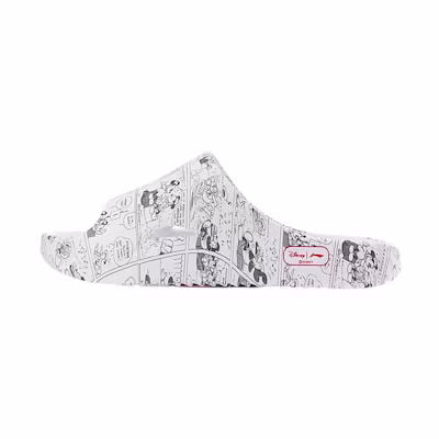 (W) Li-Ning Disney Mickey Mouse Fashion Slippers 'White Multi'