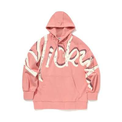 (Women) Li-Ning Disney Oversized Hoodie in Apricot Pink AWDQ398-1