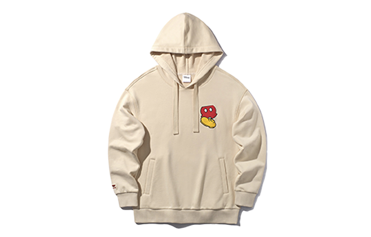 (Women) Li-Ning Disney Oversized Pullover Hoodie Women’s Tapioca Almond AWDQ128-1