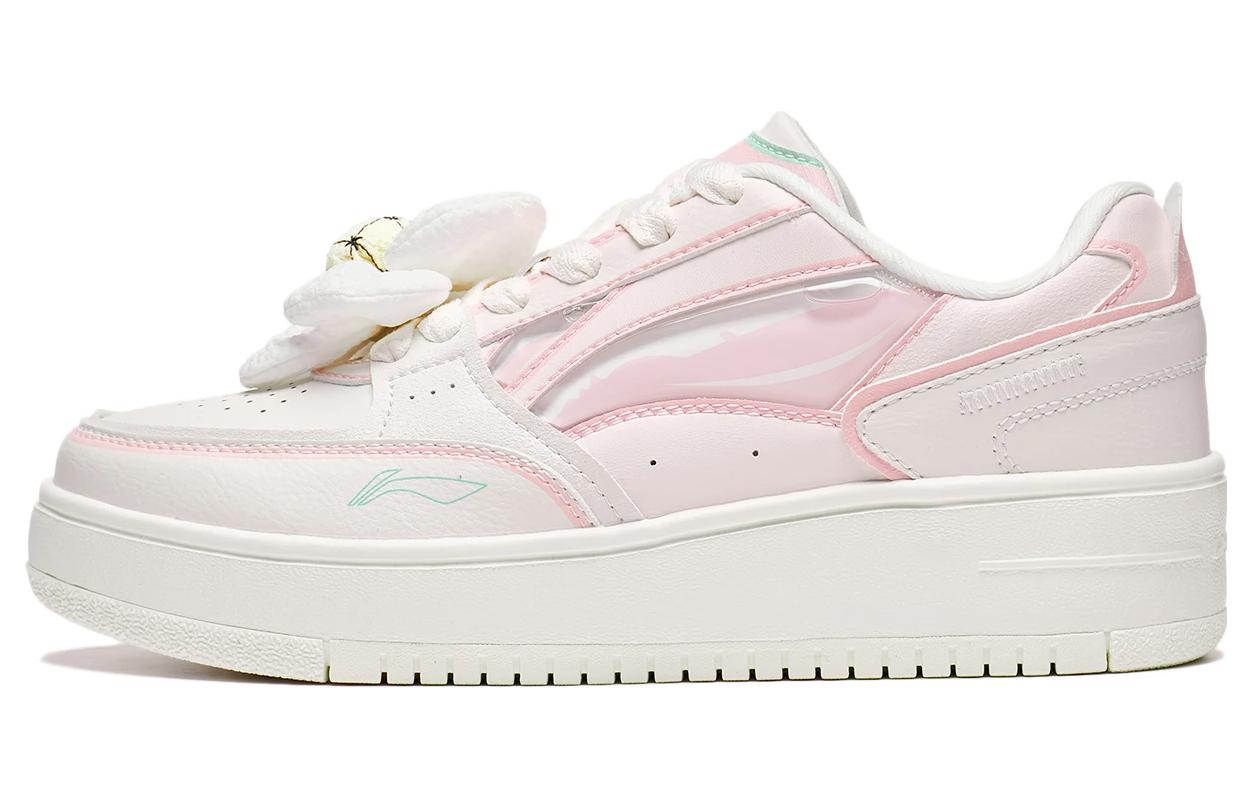 (Women) Li-Ning x Disney Skate Shoes 'Pink White' AGCT382-3