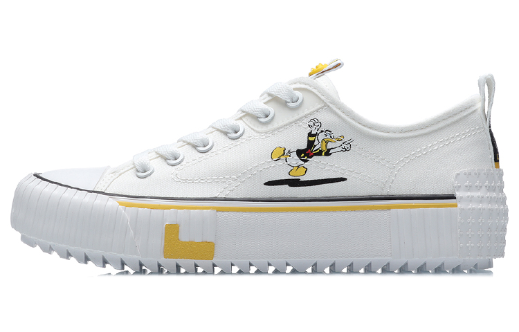 (Women) Li-Ning x Disney Skate Shoes 'White Black' AGCR178-3