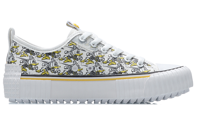 Order (W) Sepatu Skate Li-Ning x Disney 'Putih Hitam' AGCR178-3