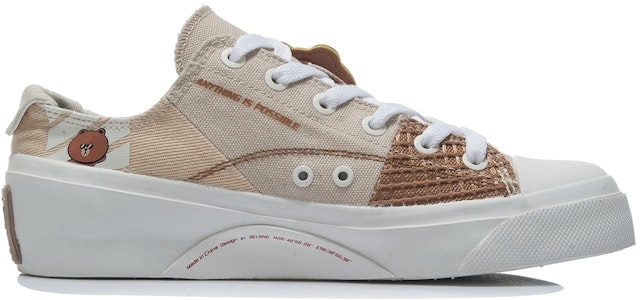 (W) Li-Ning x Line Friend Vulc Low 'Marrón Blanco' AGCR280-1 Order (W) Li-Ning x Line Friend Vulc Low 'Marrón Blanco' AGCR280-1