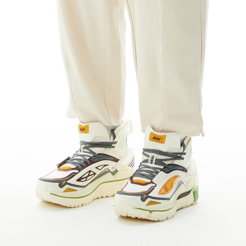 Details for (W) Li-Ning x LNG ''Bai Wuchang Vanilla White High'' Scarpe Bianche Alte LGLS002-1