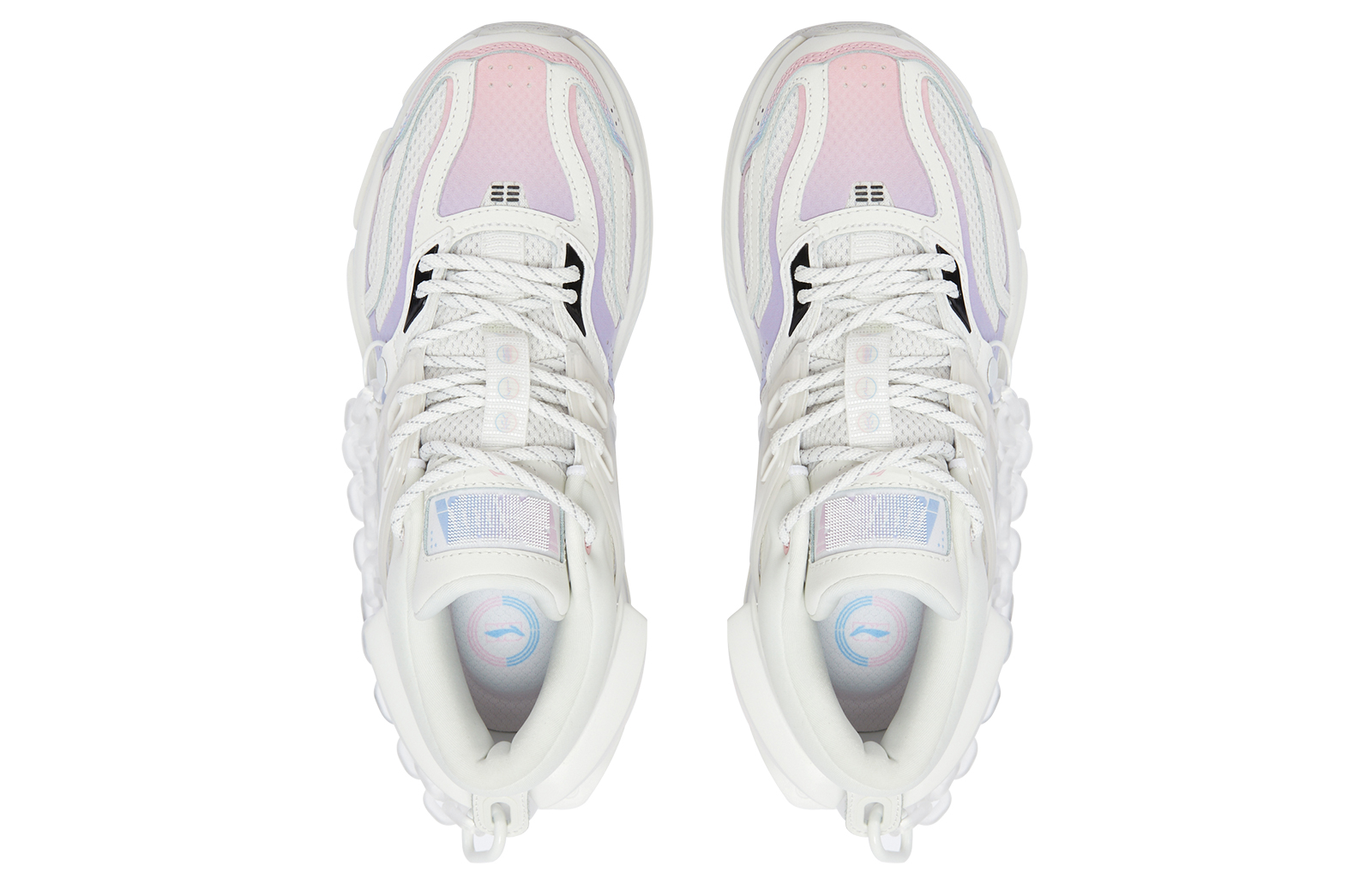 Shop (W) Li-Ning x LNG ''Champagne Wit en Jiuyou Zwart'' LGLS004-1