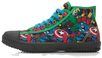 (Women) Li-Ning x MARVEL Comics Graphic Classic Canvas Shoes 'Black Green' ALAK124-3 (Women) Li-Ning x MARVEL Comics Graphic Classic Canvas Shoes 'Black Green' ALAK124-3