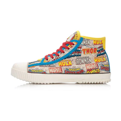 (W) Li-Ning MARVEL Comics Graphic Classic Canvas Shoes 'Multi-Color'