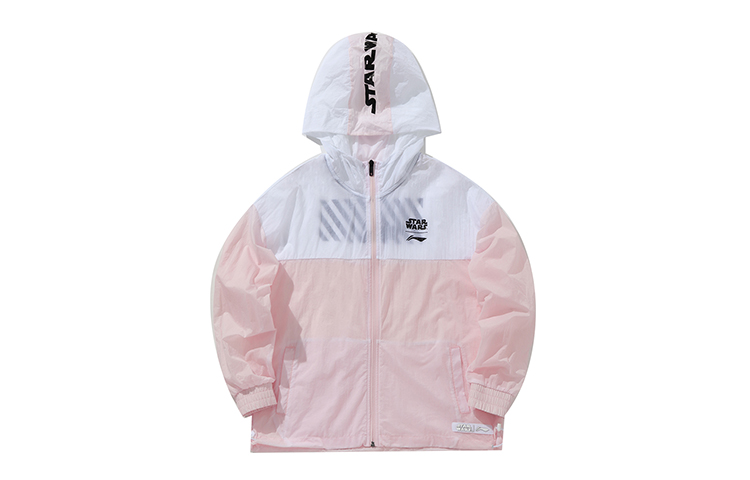 (Women) Li-Ning Star Wars Loose Fit Sports Jacket Light Pink (Hua Chenyu Edition) AFDP078-2