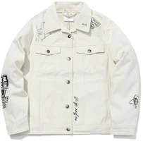 (Women) Li-Ning x X-girl Joint Silhouette Casual Jacket - Cloud White AFDQ372-1 (Women) Li-Ning x X-girl Joint Silhouette Casual Jacket - Cloud White AFDQ372-1