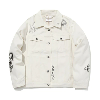 (Women) Li-Ning X-girl Joint Silhouette Casual Jacket - Cloud White AFDQ372-1