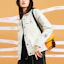 Shop (Women) Li-Ning x X-girl Joint Silhouette Casual Jacket - Cloud White AFDQ372-1