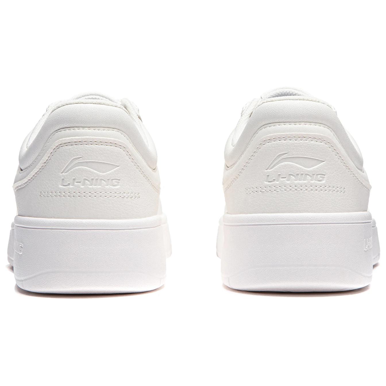 Shop LiNing李寧 行初2.0 V2 百搭休閒 舒適輕便 防滑耐磨 板鞋 女款 白色