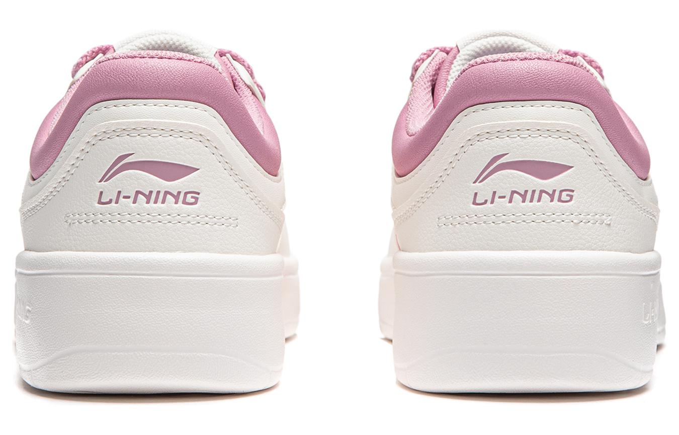 Details for LiNing李寧 行初2.0 V2 休閒百搭 防滑耐磨 低筒 板鞋 女款 白粉