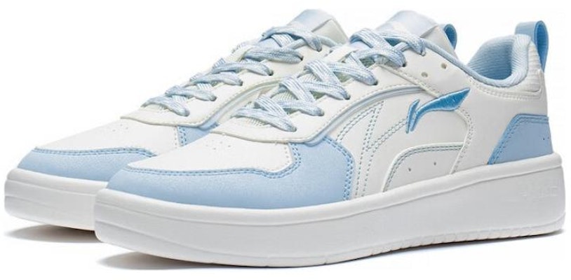 (W) 리닝 싱추안 스케이트 스니커즈 '화이트 블루' AGCT148-4 Lookbook (W) 리닝 싱추안 스케이트 스니커즈 '화이트 블루' AGCT148-4