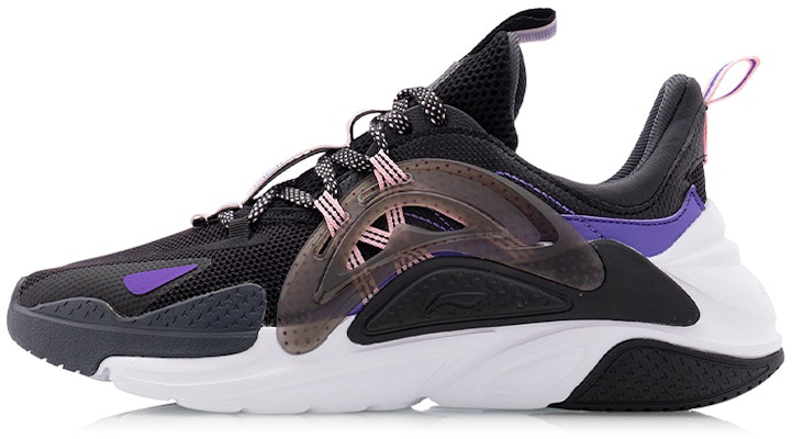 (W) 李宁 星火运动休闲鞋 '黑紫' AGLQ066-5 Buy (W) 李宁 星火运动休闲鞋 '黑紫' AGLQ066-5