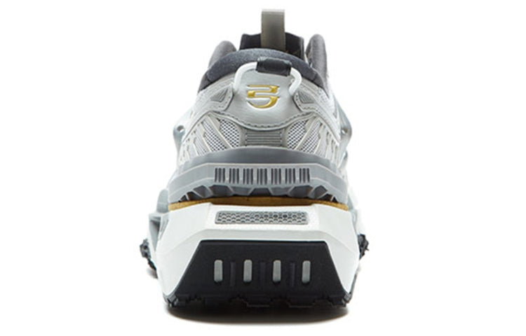 Shop 李寧 玄空 反光 潮流 減震 低幫 運動休閒鞋 女款 灰白色