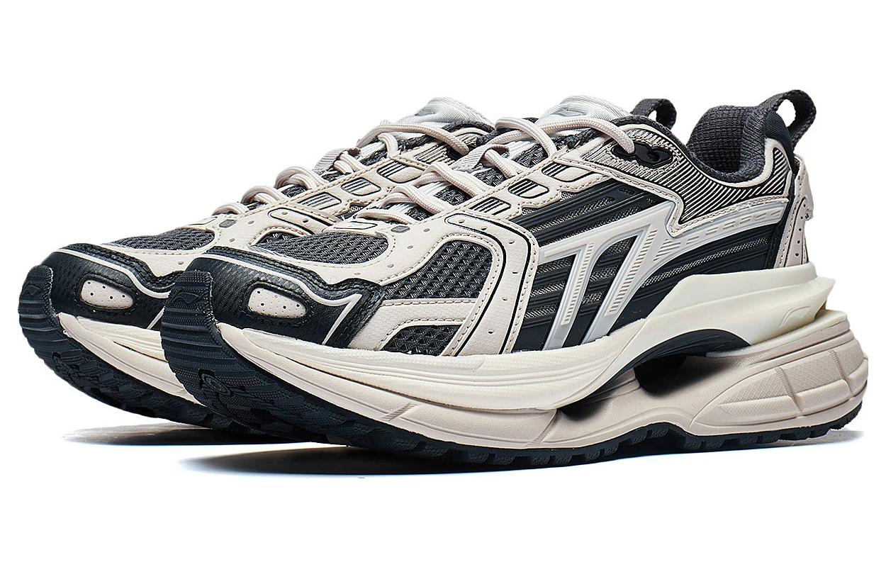 Lookbook LiNing李寧 羿星 5 織物合成革 防滑耐磨 低幫 運動休閒鞋 女款 黑灰