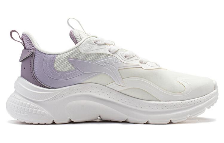 Order 李寧 游弋 潮流經典 耐磨防滑 低幫 生活休閒鞋 女款 白紫色