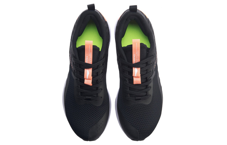 Shop (W) Li-Ning Yu Feng 'Black Bounce Cushion Low-Top Sepatu Lari' ARHP186-1