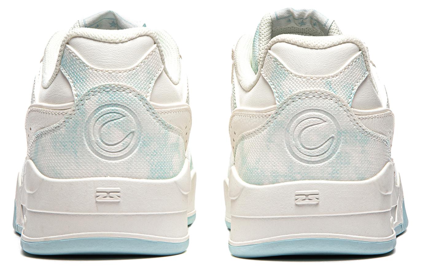 (W) Li-Ning Yuebai Skateboarding Shoes 'White Blue' 圖 6