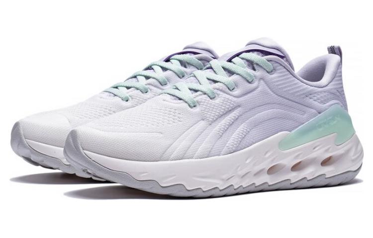 Lookbook LiNing李寧 悅動1.0 耐磨透氣 低幫 跑步鞋 女款 白紫