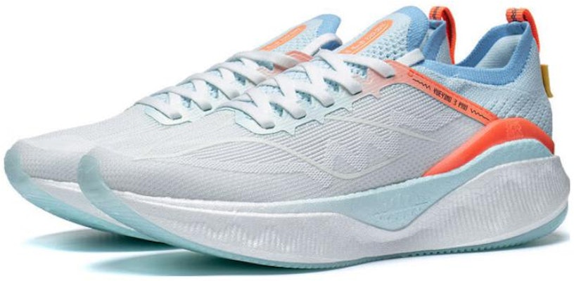 (Women) Li-Ning Yueying 3 Pro 'White Blue Orange' ARHT018-5 Lookbook (Women) Li-Ning Yueying 3 Pro 'White Blue Orange' ARHT018-5