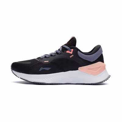 (W) Li-Ning Yueying Element 'Black Folkstone Grey P'ink'