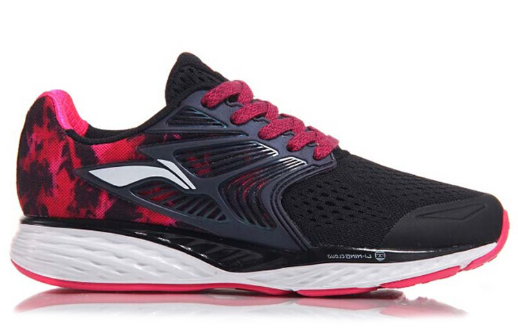 Order (W) Li-Ning Yun 4 ''Gestapelde Schaduw Zwart Rood'' ARHM026-3