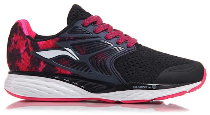 (W) Li-Ning Yun 4 ''Gestapelde Schaduw Zwart Rood'' ARHM026-3 Order (W) Li-Ning Yun 4 ''Gestapelde Schaduw Zwart Rood'' ARHM026-3