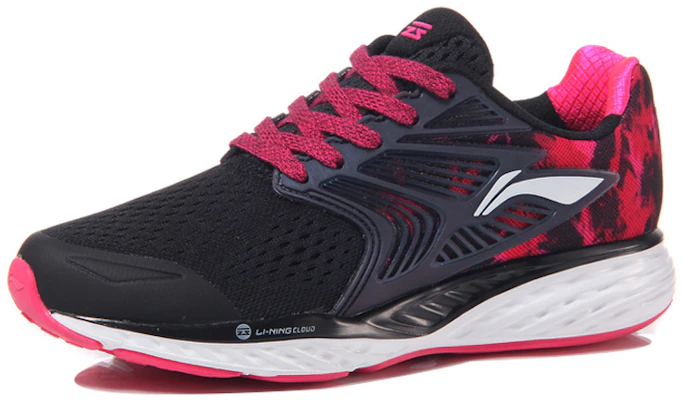 (W) Li-Ning Yun 4 ''Gestapelde Schaduw Zwart Rood'' ARHM026-3 Lookbook (W) Li-Ning Yun 4 ''Gestapelde Schaduw Zwart Rood'' ARHM026-3
