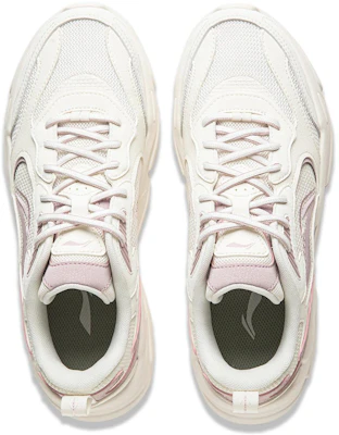 李宁 云海 舒適 防滑耐磨 生活休閒鞋 女款 白粉 Sizing 李宁 云海 舒適 防滑耐磨 生活休閒鞋 女款 白粉