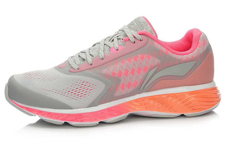 Order (W) Li-Ning YUN III Laufschuhe ''Grau Orange'' ARHL002-3