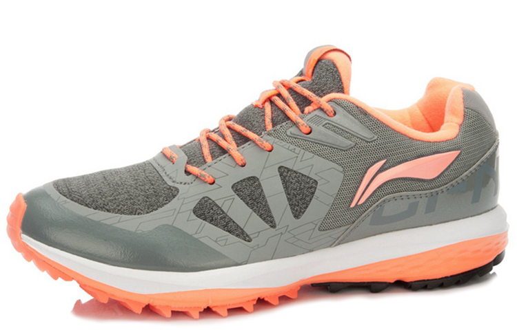 Order (W) Li-Ning YUN Runner Generasi Kedua 'Abu-abu Oranye' ARHK072-3
