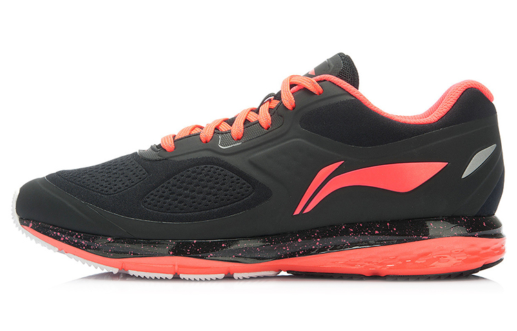 (Women) Li-Ning YUN Running Shoes Second Generation 'Black Red' ARHK008-3