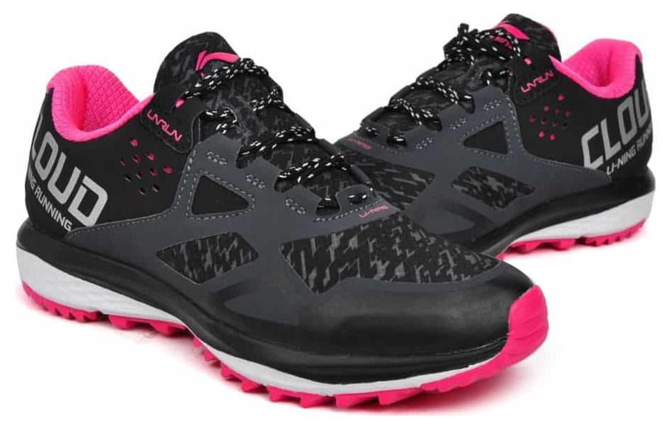 Shop (W) 李寧 雲二代 「黒ピンク」 (Lining Yun 2nd Gen "Black Pink") ARHL058-5